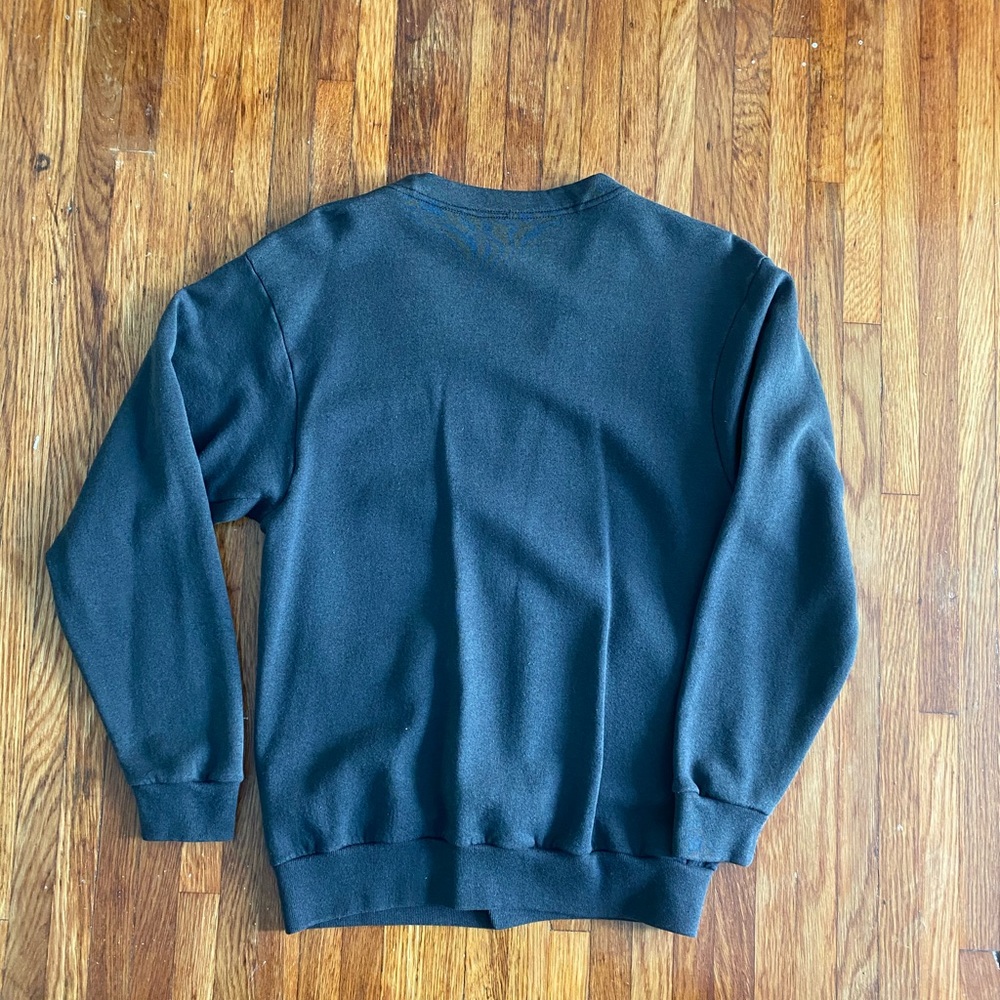 Vintage Large Button Down Double Pocket Sweater - image 4